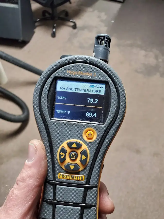 Moisture meter humidity assessment for Fire & Smoke Damage Restoration in Whitestown